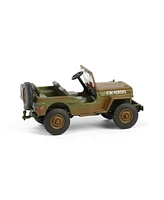 Greenlight 1/64 1942 Willys Mb, 1st Canadian Tank Brigade, Three Rivers Reg England 61050-a