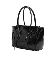 Women's The Large Medis Satchel Bag - Onyx Black