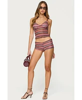 Edikted Women's Zigzag Stripe Tank Top