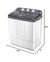 20 lbs Portable Semi-Automatic Twin-tub Washing Machine