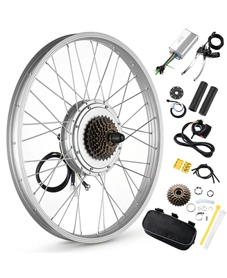 Yescom Electric Bicycle Motor Conversion Kit for 24" 750W 36V E-bike Rear Wheel