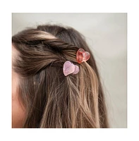 Headbands of Hope Mini Heart Clip Set