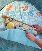 Ingenuity Infant Sun Valley Wooden Toy Arch Baby Play Mat
