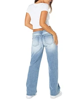 Celebrity Pink Juniors' Low-Rise Baggy Jeans