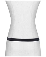 Micheal Kors Women's Plaque Leather Belt