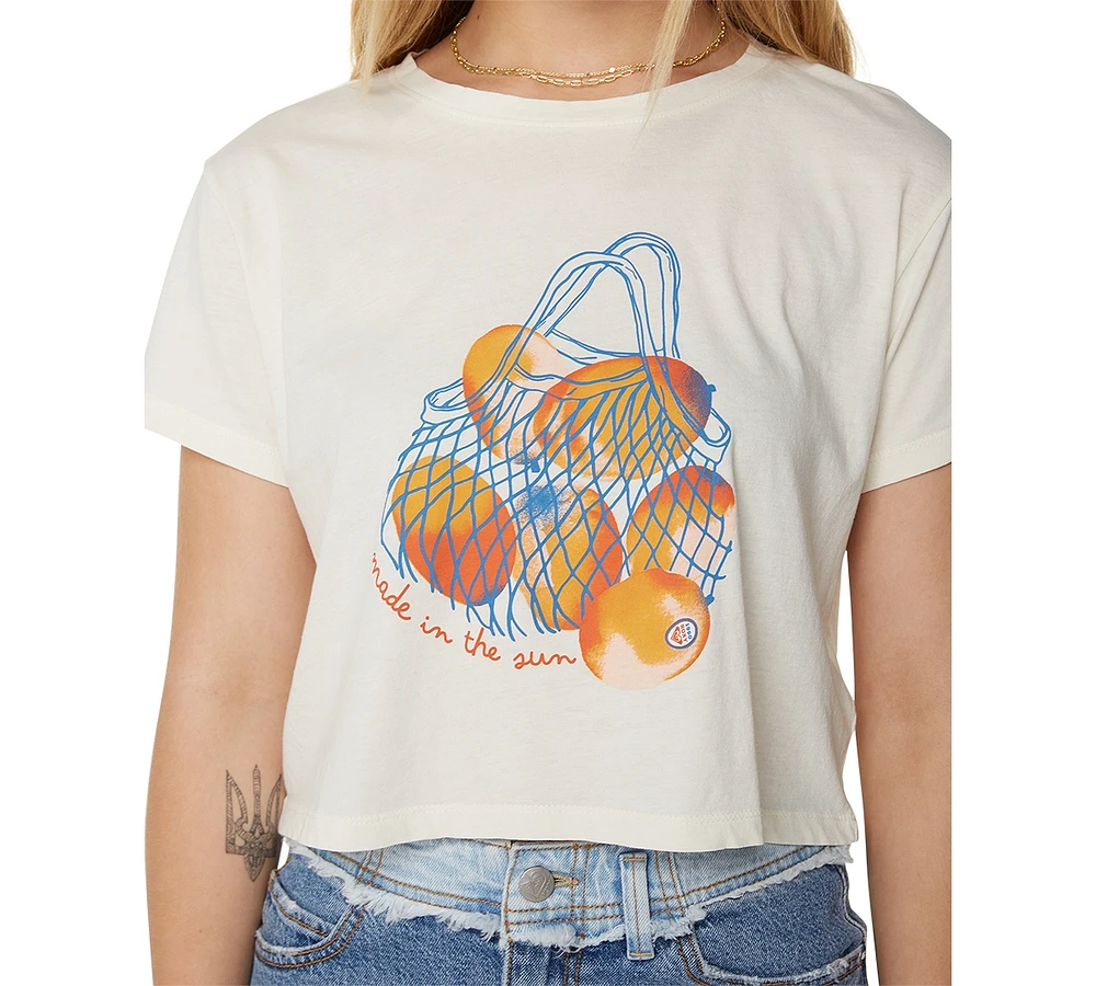 Roxy Juniors' Made The Sun Cotton T-Shirt