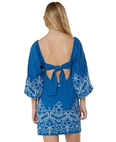 Roxy Juniors' Under The Palms Cotton Mini Dress