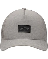 Billabong Men's Gray Crossfire Trucker Adjustable Hat