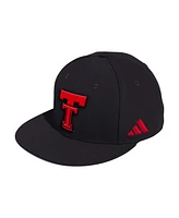 Adidas Men's Black Texas Tech Red Raiders On-Field Fitted Baseball Hat