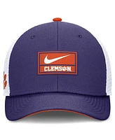 Nike Men's Purple Clemson Tigers Stretch-Snap Adjustable Trucker Hat