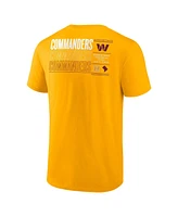 Fanatics Men's Gold Washington Commanders Repeat Stats T-Shirt