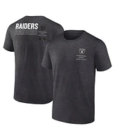 Fanatics Men's Charcoal Las Vegas Raiders Repeat Stats T-Shirt