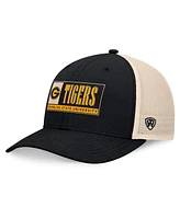 Top of the World Men's Black/Natural Grambling Tigers Bennett Trucker Adjustable Hat