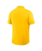 Jordan Men's Maize Michigan Wolverines Primetime Victory Primary Logo Performance Polo Shirt