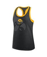 Nike Women's Black Iowa Hawkeyes Primetime Racerback Tri-Blend Tank Top