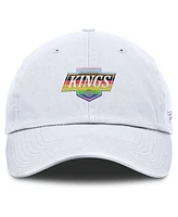 Fanatics Men's White Los Angeles Kings Pride Adjustable Hat