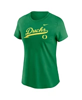 Nike Women's Green Oregon Ducks Local Script T-Shirt