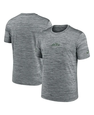 Nike Men's Gray New York Jets Sideline Velocity Performance T-Shirt