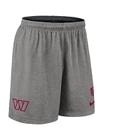 Nike Men's Black Washington Commanders Sideline Reversible Performance Shorts