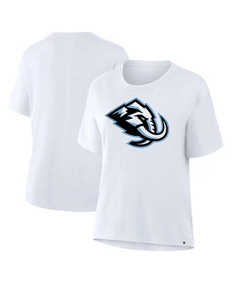 Fanatics Women's White Utah Mammoth Primary Logo Legacy T-Shirt