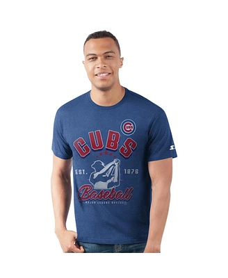Starter Men's Royal Chicago Cubs Prime Time Batter T-Shirt