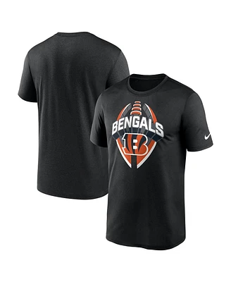 Nike Men's Black Cincinnati Bengals Big Tall Primetime Legend Icon Performance T-Shirt