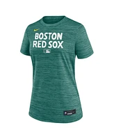 Nike Women's Green Boston Red Sox 2025 City Connect Authentic Collection Velocity Performance T-Shirt