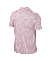 Colosseum Men's Crimson Indiana Hoosiers Big Tall Marty Rival Polo Shirt