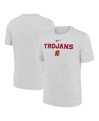 Nike Men's Ash Usc Trojans 2025 Sideline Velocity Performance T-Shirt