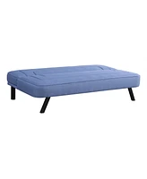 Serta 66.1" Polyester Forrest Convertible Futon