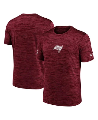 Nike Men's Red Tampa Bay Buccaneers Sideline Velocity Performance T-Shirt