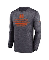 Nike Men's Cincinnati Bengals Sideline Velocity Performance Long Sleeve T-Shirt