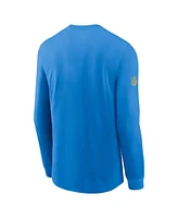 Nike Men's Powder Blue Los Angeles Chargers Sideline Performance Long Sleeve T-Shirt