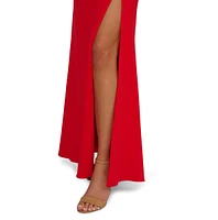 Adrianna Papell Women's Asymmetric Mermaid Dress