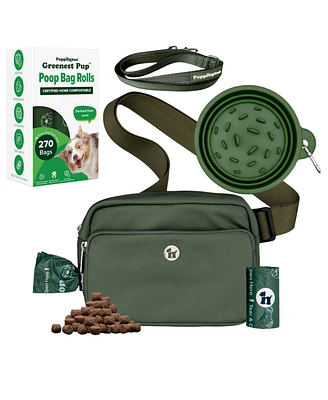 Puppington Walk Star Kit: 3-in-1 Dog Bag, Bowl