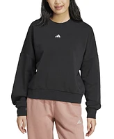 adidas Women's Essentials Crewneck Small-Logo Sweatshirt