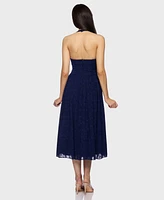 Alex & Sophia Juniors' Halter Midi Dress