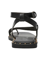 Wild Pair Women's Genessis Buckle Flat Sandals, Exclusively at Macy's