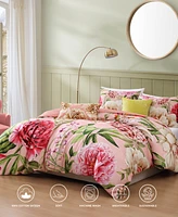 Bebejan Spring Forever Bedding 100% Cotton Sateen 5 Piece King Size Reversible Comforter Set