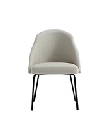 Manhattan Comfort 34.3" Faux Leather Gracie Dining Chair
