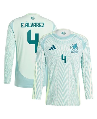 Adidas Men's Edson Alvarez Green Mexico National Team 2024 Away Replica Player Long Sleeve Jersey