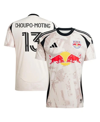 Adidas Men's Eric Maxim Choupo-Moting Tan New York Red Bulls 2025 Stone Kit Replica Player Jersey
