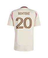 Adidas Men's Christian Benteke Natural D.c. United 2025 the Soul Kit Replica Player Jersey