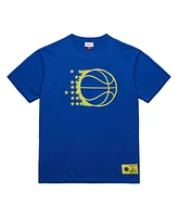 Mitchell & Ness Men's Blue Orlando Magic Hardwood Classics Neon Nights Premium T-Shirt