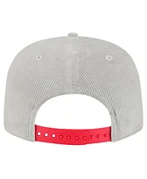 New Era Men's Gray Chicago Cubs Corduroy Golfer Snapback Hat