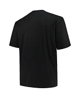Fanatics Men's Black Las Vegas Raiders Big Tall Pop T-Shirt