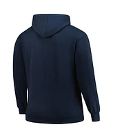 '47 Brand Men's Navy Detroit Tigers Big Tall Velocity Fleece Pullover Hoodie Sweatshirt