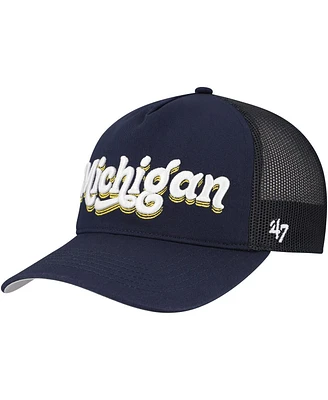 '47 Brand Women's Navy Michigan Wolverines Biloxi Hitch Adjustable Hat