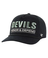'47 Brand Men's Black New Jersey Devils Oht Military Appreciation Homeland Honor and Defend Hitch Adjustable Hat