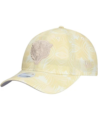 New Era Women's Cream Chicago Bears Frond 9TWENTY Adjustable Hat